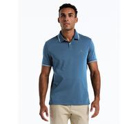 Icons Tipped Polo Shirt In Copen Blue