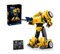 Icons Transformers Bumblebee Action Figure Building Set - Collectible Robot Model Kit for Adults to Build - Converts to Vehicle Mode - Displayable Transformers Gift for Men Women