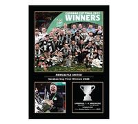 Icons Wall Art Newcastle United Carabao Cup Winners 2025 A4 Printed Photo Picture Display Gift For Magpies Fans Digitally Reproduced Unframed