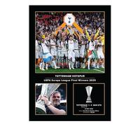 Icons Wall Art Tottenham Hotspur Europa League Winners 2025 A4 Printed Photo Picture Display Gift For Spurs Fans Digitally Reproduced Unframed
