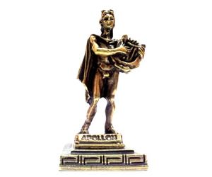 IconsGr Ancient Greek Zamac Miniature Statue of Apollo (Gold)