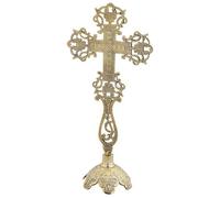 Iconsgr Handmade Christian Greek Orthodox Blessing Cross (9370B)