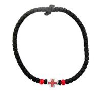 IconsGr Handmade Christian Orthodox Komboskoini, Prayer Rope black - 5605
