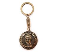 IconsGr Key Ring Ancient Coin Apollon Shield God Apollo Keychain