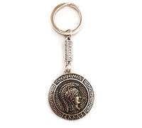 IconsGr Key Ring Ancient Coin Athena Shield Goddess Athena Keychain 2