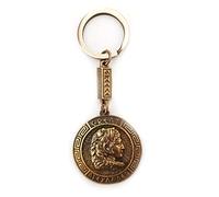IconsGr Key Ring Ancient Coin Shield Alexander the Great & Sun Of Vergina Keychain