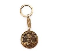 IconsGr Key Ring Ancient Coin Zeus Shield God Zeus Keychain