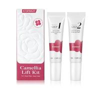 ICONSIGN Lash Perming & Fixation Kit with Camellia Extract with Hypoallergenic, High-Capacity Perm Lotion for Salon-Quality Results at Home