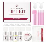 ICONSIGN Update 2-in-1 Plant Extract Lash Perming Kit & Brow Lamination Kit with Hypoallergenic, High-Capacity Perm Lotion for Salon-Quality Results at Home