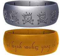 icooci Silicone Wedding Ring for Men, Breathable Rubber Band for Active Lifestyle, Flexible & Safe, Comfortable Fit, Ideal for Gym, Work, Sports, Outdoor, Durable Men's Silicone Ring - 6/4/2 Packs, 14