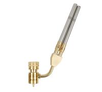 ICOOL Double Flame Hand Torch, Maximum Temperature 3600℉, Propane MAPP Gas Torch for Welding Brazing Plumbing HVAC