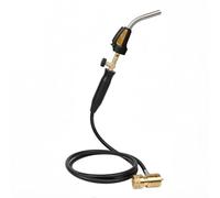 ICOOL Propane Torch with Hose, Mapp Gas Torch with Valve, Quick Ignition and Heat Adjustment, Welding Torch for Copper Pipe Soldering, Jewelry, Plumbing, HVAC