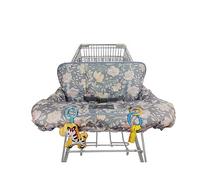 ICOPUCA Shopping Cart Cover for Baby, 2 in 1 cart Cover for Babies N high Chair Cover, Padded Grocery cart Cover for Baby Girl boy, Universal fit