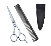 iCovalescent Professional Hair Scissors, Includes Leather Case, Hair Comb, Steel Hair Cutting Shears, Hairdressing Scissors Suitable for Salon Barbers, Men, Women, Children and Adults
