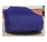 iCover - Deluxe Indoor Car Cover Super Soft Full Body - 160gsm Breathable Dustproof Strong Elastic Fabric - Available in XS - XL & 4x4 Sizes (Blue, Small)