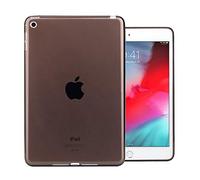 iCoverCase for iPad Mini 5 Case, Ultra-Thin Silicone Back Cover Clear Plain Soft TPU Rubber Skin Case Protector Shell for iPad Mini 5 7.9" (2019) (Black)