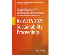 ICoWEFS 2025 Sustainability Proceedings (Lecture Notes on Multidisciplinary Industrial Engineering)