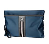 iCozzier Clutch for Men Organizer Wrist Bag Wallet Wrist Hand Purse Organized Handbag (Blue)