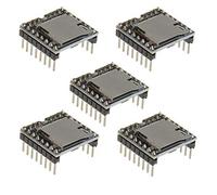 ICQUANZX 5PCS YX5200 DFPlayer Mini MP3 Player Module MP3 Voice Decode Board Supporting TF Card U-Disk IO/Serial Port/AD for Arduino