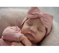 iCradle 19 Inch 48cm Newborn Baby Lifelike Reborn Baby Doll Real Looking Weighted Reborn Girl Doll Best Birthday ift for Girls Age 3