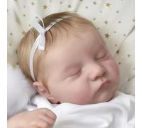iCradle 19Inch/48CM Reborn Dolls Baby Doll Newborn Baby Realistic Cute Newborn Dolls -Close Eyes For Age 3+