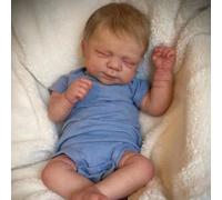 iCradle 19Inch,48CM Reborn Dolls Baby Newborn Baby Realistic Cute Newborn Dolls -Close Eyes Sleeping Dolls For Age 3+