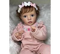 iCradle Lifelike Reborn Baby Doll 24 Inch 61cm Silicone Reborn Toddler Doll Real Life Baby Doll Toy Gift for Age 3+