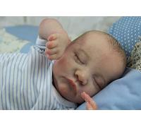 iCradle Reborn Dolls 19 Inch 48cm Reborn Baby Lifelike Doll Newborn Baby Doll Levi Real Looking Weighted Real Lifelike Doll Best Birthday ift Xmas Present Age 3
