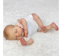 iCradle Reborn Dolls,19inch Handmade Realistic Baby Dolls Soft Cloth Body-48CM Silicone Reborn Baby Dolls Like a Lifelike Baby Age 3+ (Sleeping baby doll)