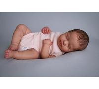iCradle Reborn Dolls 20inch 50cm Full Body Vinyl Silicone Baby Doll Girl Anatomically Correct Hand Rooted Hair Realistic Newborn Doll Eyes Closed Toy for Ages 3+ (GIRL)