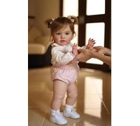 iCradle Reborn Toddler Dolls Big Size 26 Inch Reborn Baby Realistic Dolls Silicone Baby Dolls That Look Like Real Babies Baby Girl Straight Legs Standing Big Doll For Toddlers