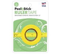 icraft PeelnStick Ruler Tape s Imperial & Metric 10 yd. Roll, Original Version, 1/2" x 10 Yards