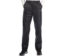 iCreek Mens Overtrousers Lightweight Waterproof Trousers Waterproof Work Trousers Breathable Windproof,Outdoor rain Pants Black