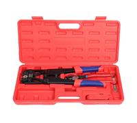 iCrimp Battery Cable Lugs Crimping Tool Kit, Adjustable 6-50mm² Wire Terminal Crimpers with Stripper and Cutter, Ground Lug Crimper Set for Electricians and Heavy-Duty Connections