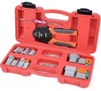 iCrimp Deutsch Crimp Tool IWD-16 Solid Barrel Crimping Tool Kit, Insertion and Extraction Tools Included, Compatible with Deutsch DT Series Connectors Kit