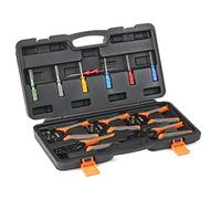 iCrimp Deutsch Terminal Crimp Tool Kit, Closed Barrel & Open Barrel Crimpers for Deutsch DT Connectors, Solid & Stamped Contacts, Delphi Weather Pack Terminals, 12PCS Removal & Extraction Tools Set