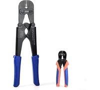iCrimp Hand Swage Wire Rope Crimping and Cutting Tool Set, Crimper for Aluminum Sleeve from 1.2-3.5mm, Cable Cutter CWR-35 for Wire Rope Cable up to 3.5mm