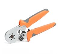 iCrimp Hexagonal Ferrule Crimping Tool, Self-Adjusting Ratchet Crimper for 0.25-6.0 mm² End-Sleeves, Ideal for Electrical Wiring, Control Cabinets, and Terminal Blocks