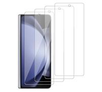 iCsapr 4 Pack Glass outer Screen Protector Compatible for Samsung Galaxy Z Fold 5 [Only the outer] SM-F946U SM-F946U1 SM-F946B HD Screen Tempered Glass, Scratch Resistant,Easy Install [Case Friendly]