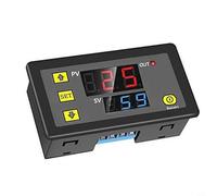 Icstation DC 12V Digital for Relay Module, Programmable Timer Switch for ON-Off Control with 0-999s/min/h LED Display, 10A 250V AC/30V DC