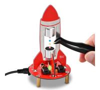 ICSTATION Rocket Ultrasonic Levitation Soldering Practice Kit, STEM Education Soldering Project to Learn Standing Wave Principles, Ideal for Beginners, Home Electronics, and University Classroom Demos