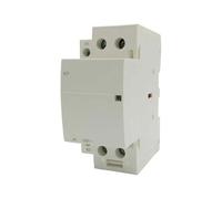 ICT 40A 63A Modular Contactor- 2P 2NO 1NO1NC DC24V 110V AC220V Automatic Household Contactor- Guide Type(63A 2NO AC110V)