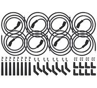 ICT Billet 5ft Universal Spark Plug Wire Set - LS LT Remote Coil Spiral Core Straight 90 135 Boots Compatible with LS1 LM7 LR4 LQ4 LS6 L59 LQ9 LM4 L33 LS2 L76 LY6 LC9 LH8 LMG LS3 LZ1 L99 L96 551083