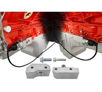 ICT Billet LS Gen III Knock Sensor Relocation Brackets Billet Aluminum Compatible with GM LS Gen 3 Engines LS1 LM7 LR4 LQ4 LS6 L59 LQ9 LM4 551216-KN30