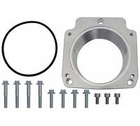 ICT Billet LS Throttle Body Adapter - LS1 3 Bolt Intake Manifold to LS3 4 Bolt Throttle Body DBC LM7 LR4 LQ4 LS6 L59 LQ9 LM4 L33 LSX 4.8L 5.3L 5.7L 6.0L Billet 551513