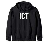 ICT Information & Communication Technology Appreciation Day Zip Hoodie