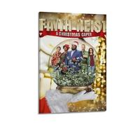 ICTHGJLOD Faith Heist A Christmas Caper Movie Posters_ Decorative Painting Canvas Wall Posters And Modern Family Bedroom Decor 12x18inch(30x45cm)