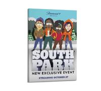 ICTHGJLOD South Park Joining The Panderverse Movie Posters_ Decorative Painting Canvas Wall Posters And Modern Family Bedroom Decor 20x30inch(50x75cm)