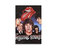 ICTHGJLOD The Rolling Stones Poster Decorative Painting Canvas Wall Posters And Modern Family Bedroom Decor 12x18inch(30x45cm)