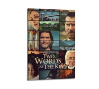 ICTHGJLOD Two Words As The Keyposter_ Decorative Painting Canvas Wall Posters And Modern Family Bedroom Decor 12x18inch(30x45cm)